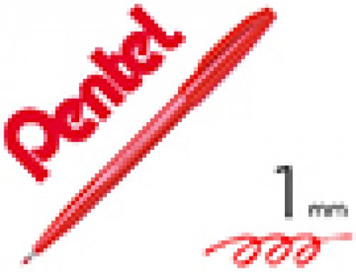 Caneta pentel com ponta de fibra sign pen na cor vermelho , Pentel , 152515 , 4902506975669